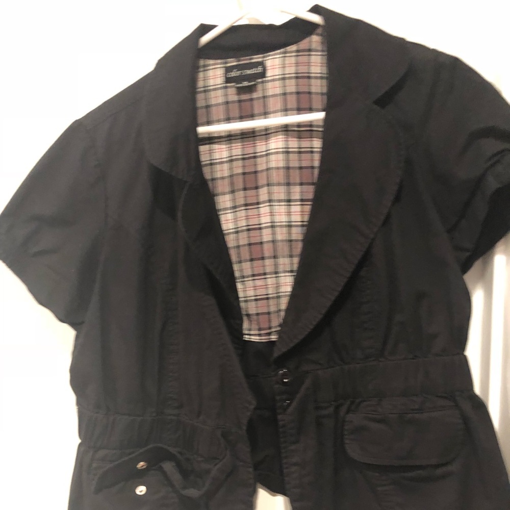 Black suit Vest